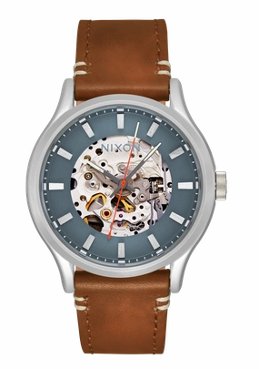 Spectra Leather - Lt Gunmetal / Basalt / Sienna