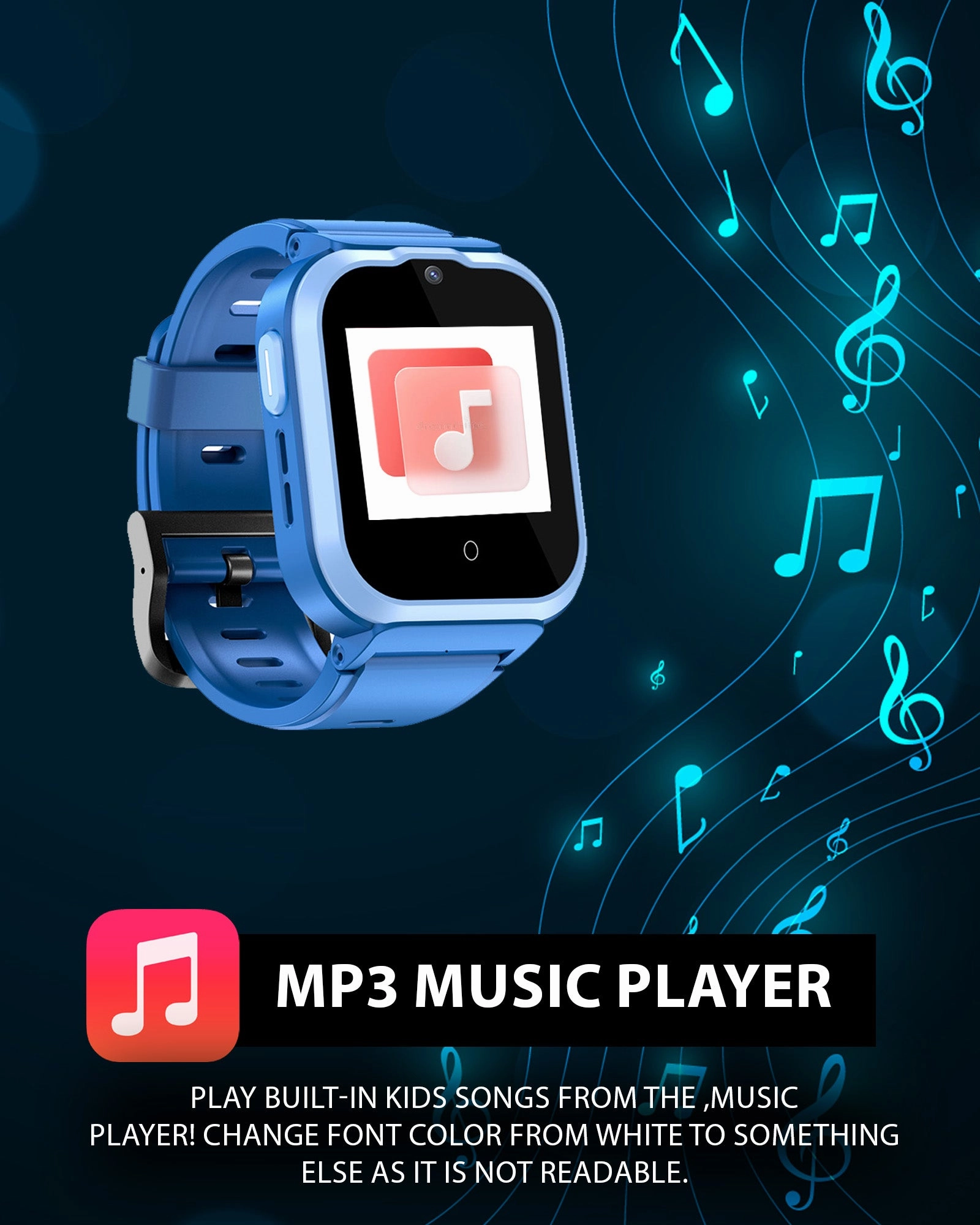 Spiky Cyclops 4g Voice Calling Kids Smartwatch