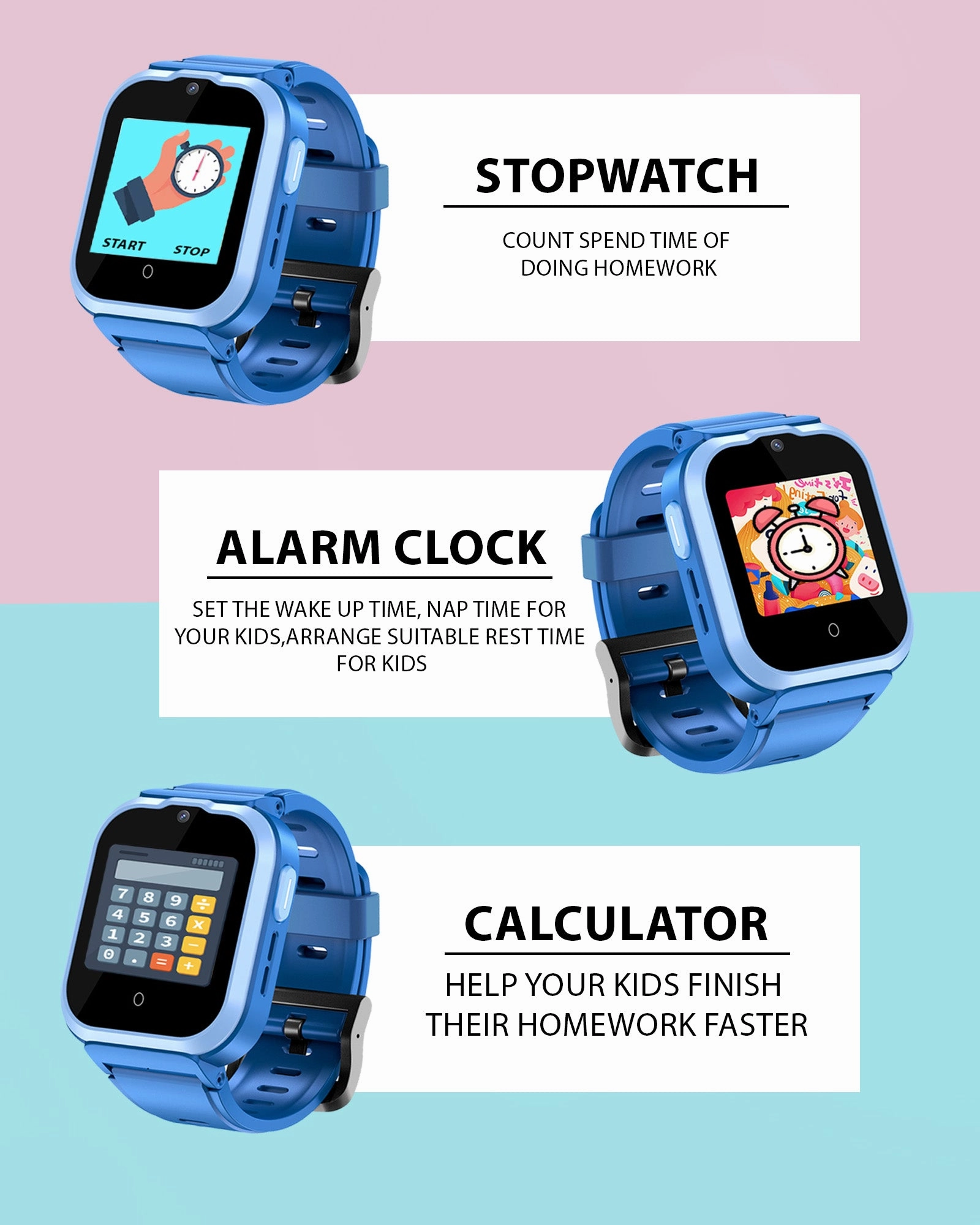 Spiky Cyclops 4g Voice Calling Kids Smartwatch