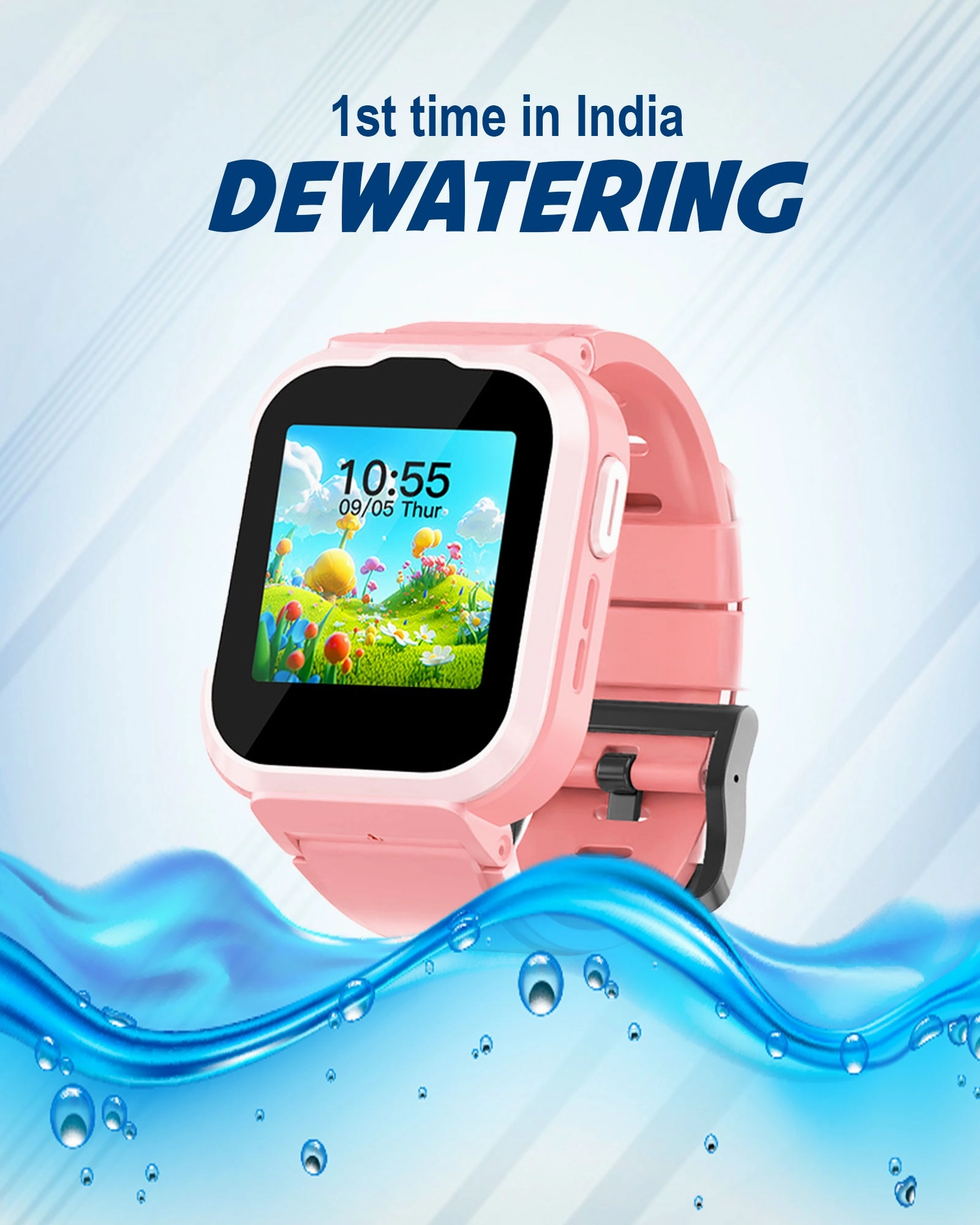 Spiky Cyclops 4g Voice Calling Kids Smartwatch