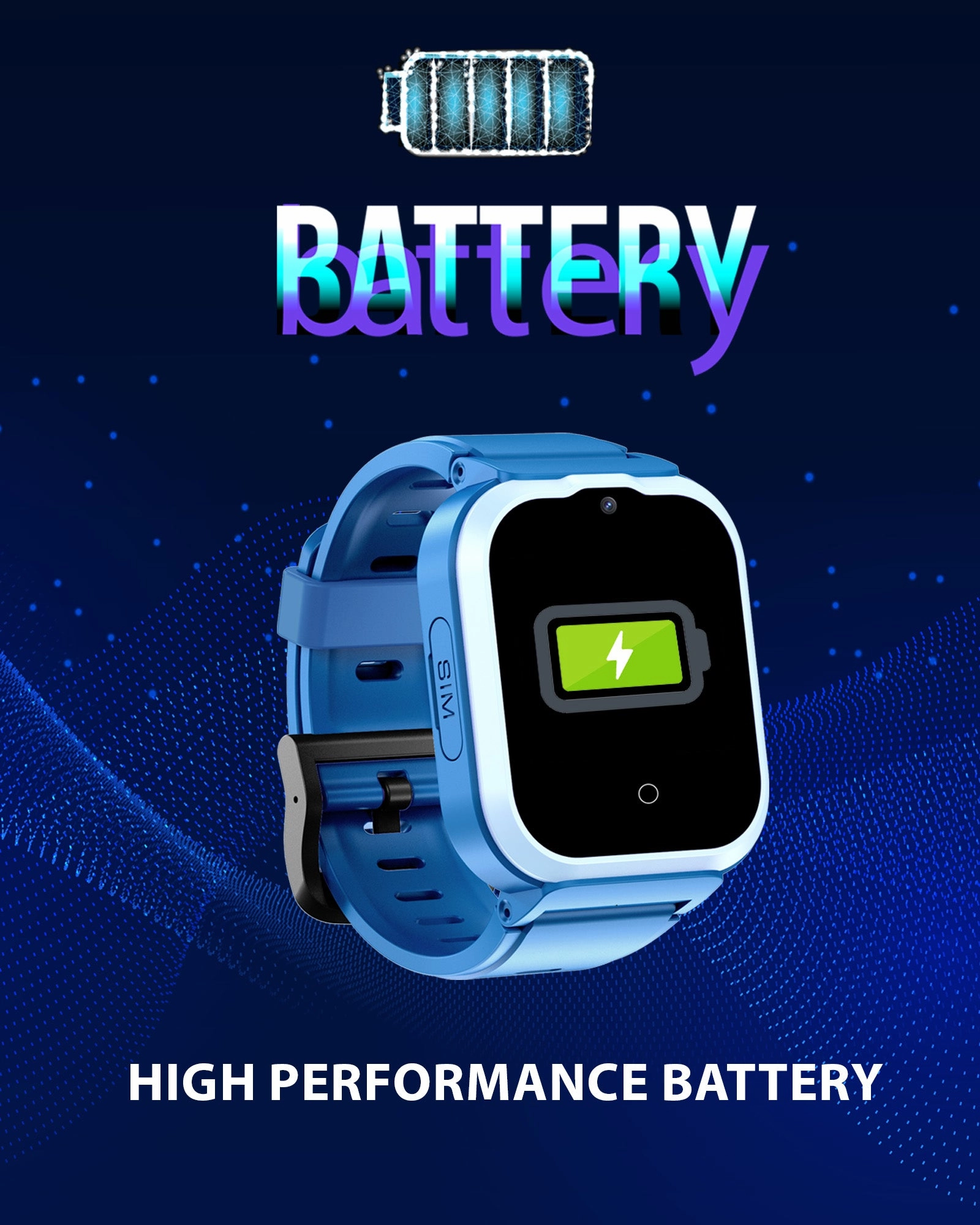 Spiky Cyclops 4g Voice Calling Kids Smartwatch