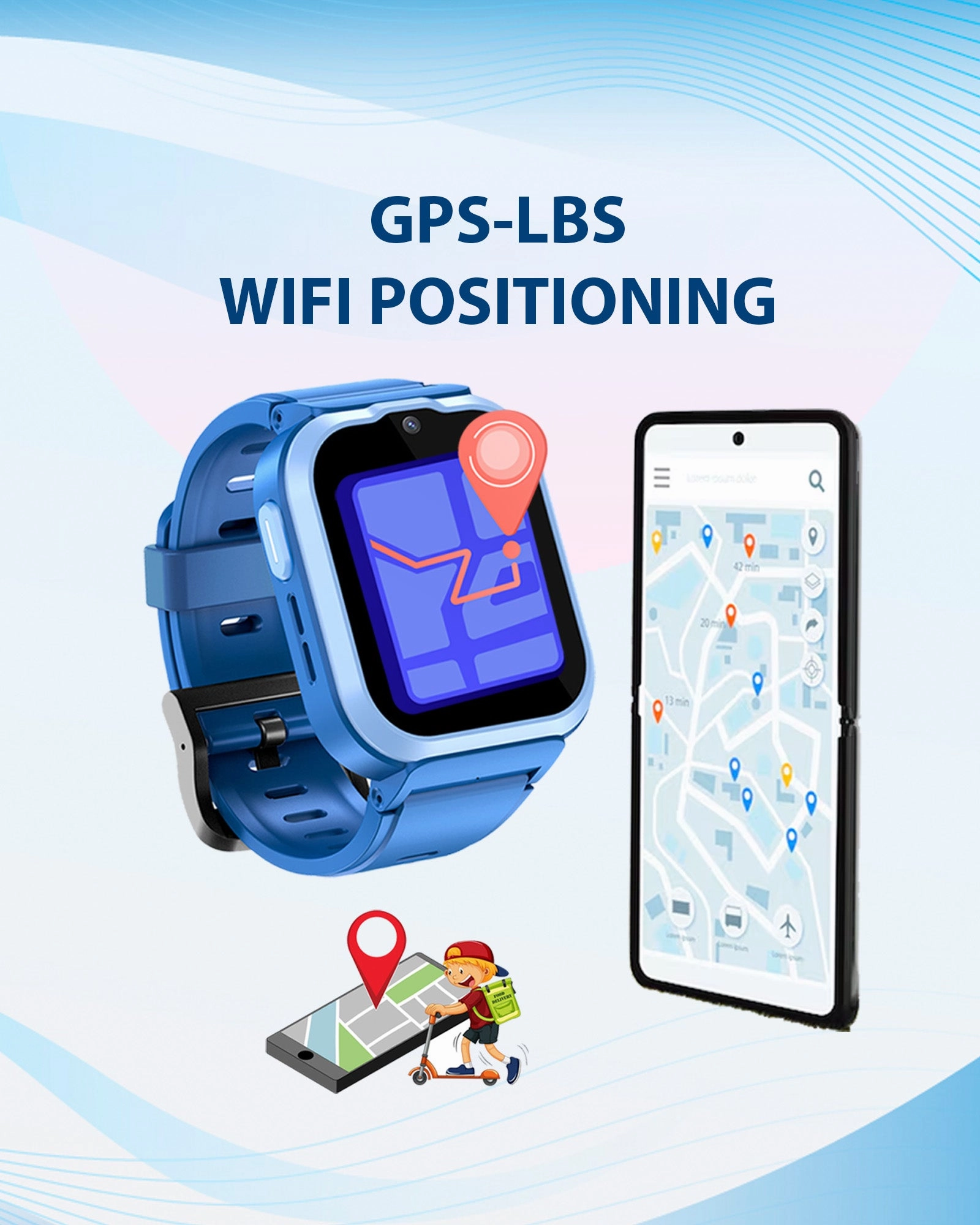Spiky Cyclops 4g Voice Calling Kids Smartwatch