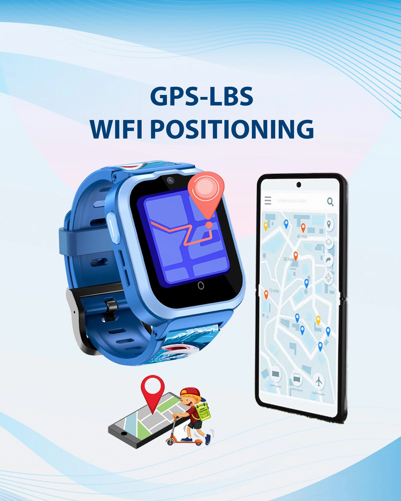 Spiky Cyclops 4g Voice Calling Kids Smartwatch