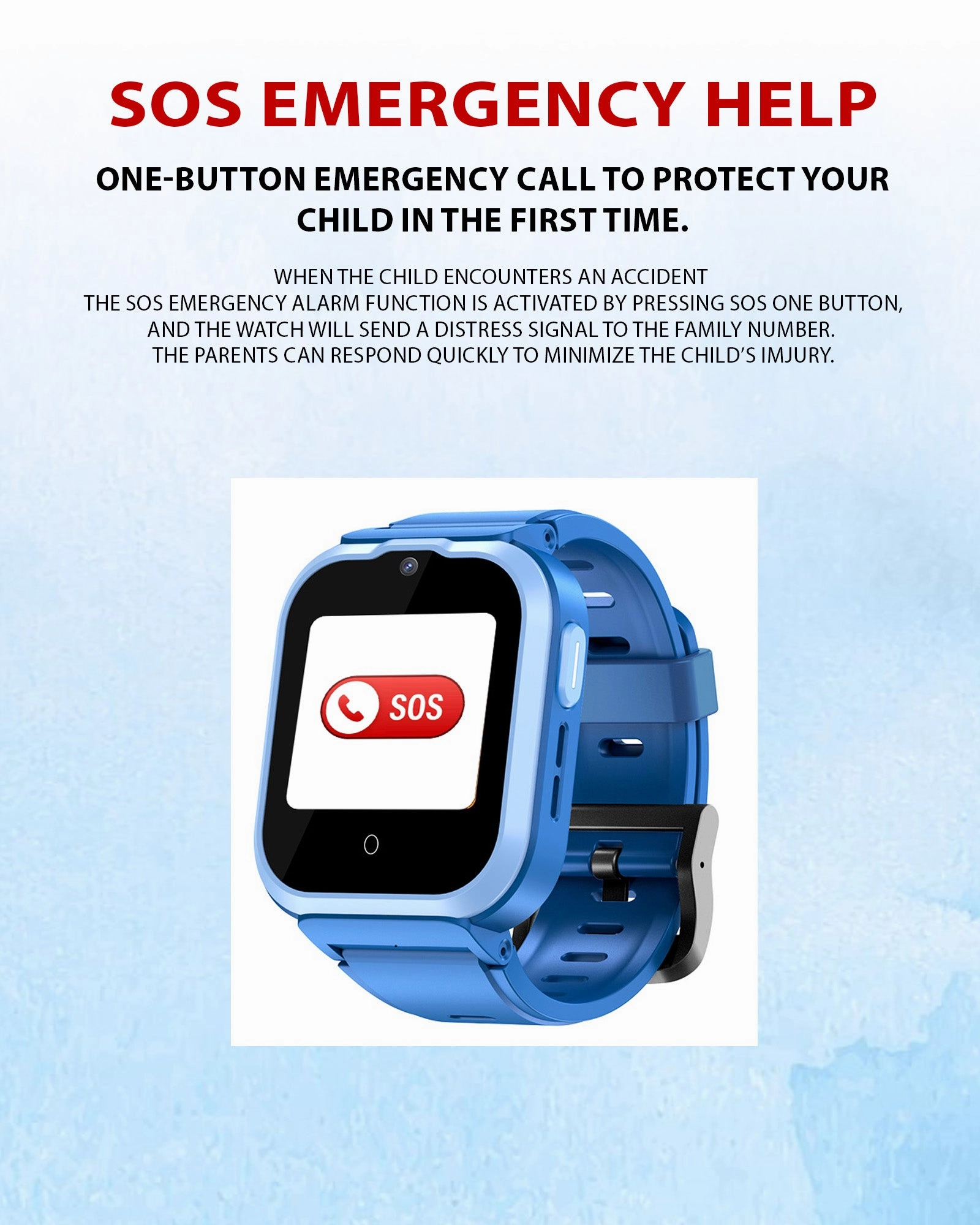 Spiky Cyclops 4g Voice Calling Kids Smartwatch