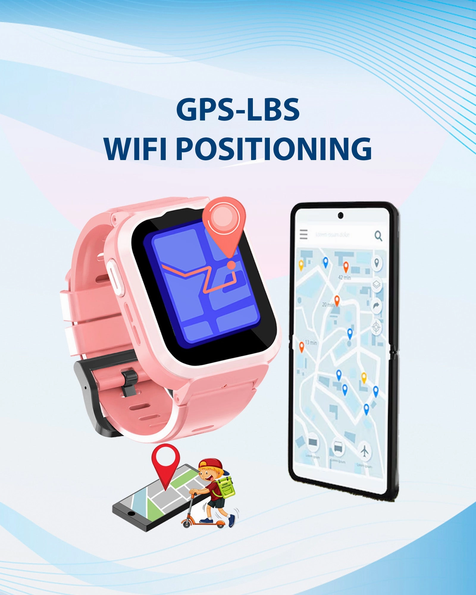 Spiky Cyclops 4g Voice Calling Kids Smartwatch