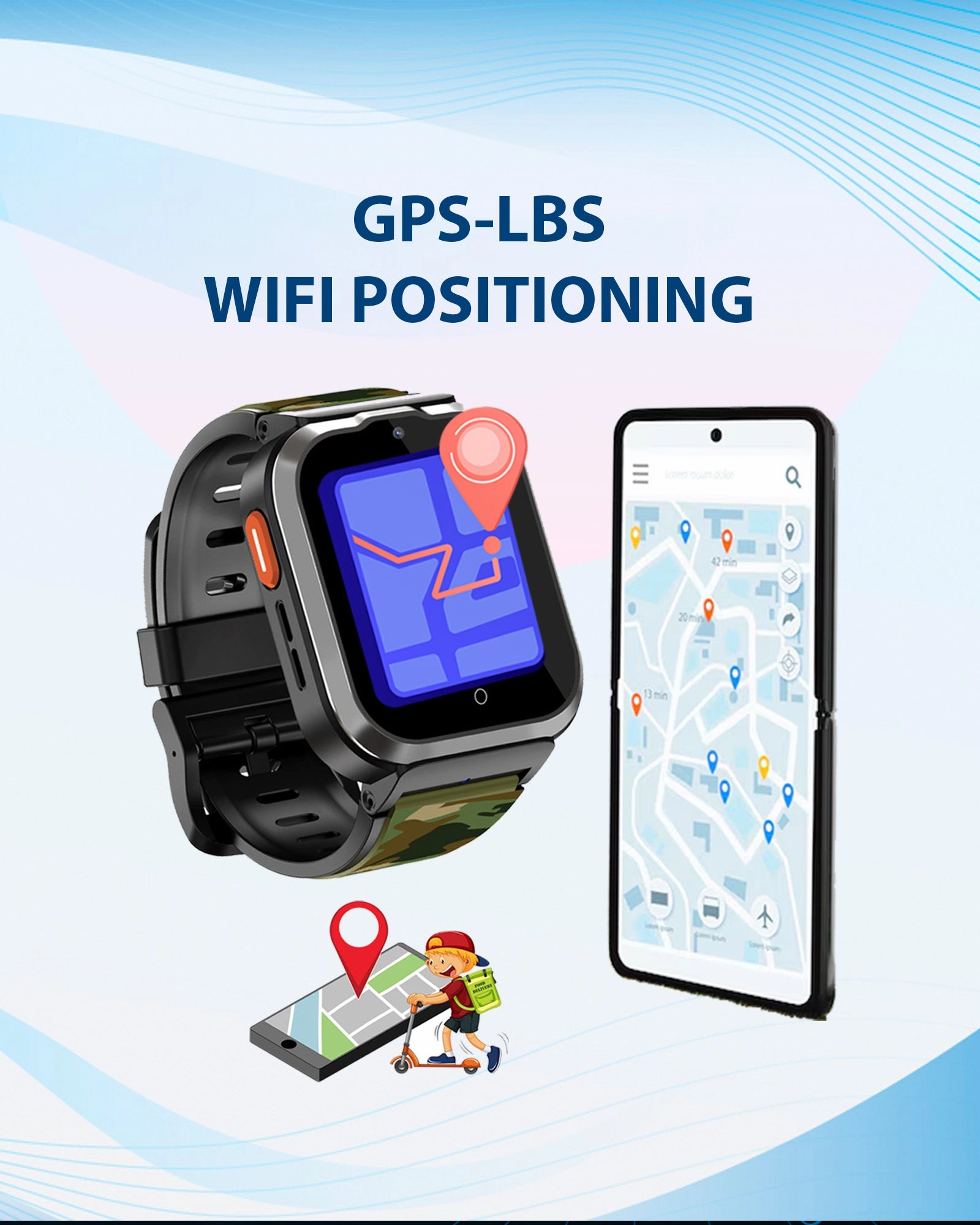 Spiky Cyclops 4g Voice Calling Kids Smartwatch
