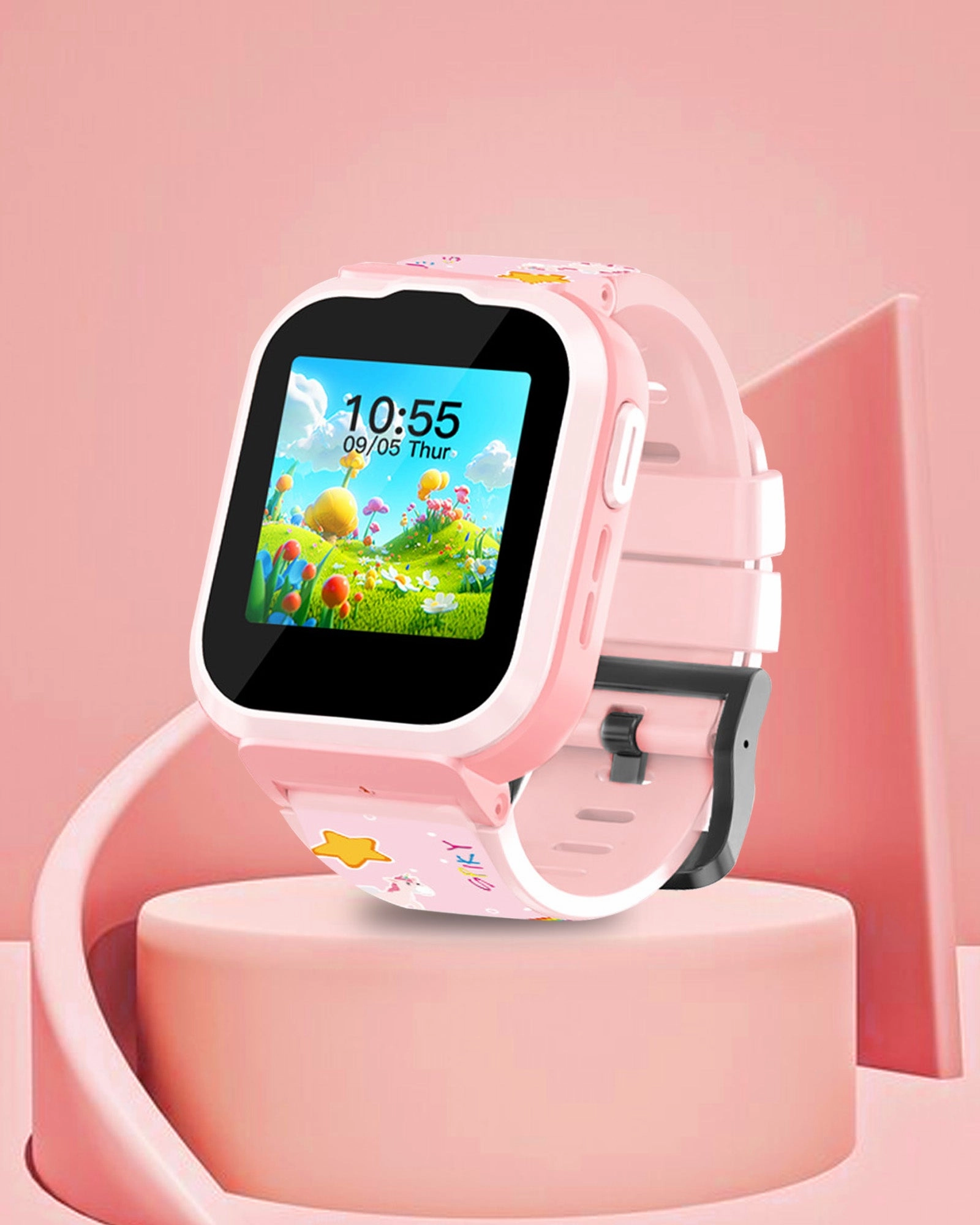 Spiky Cyclops 4g Voice Calling Kids Smartwatch