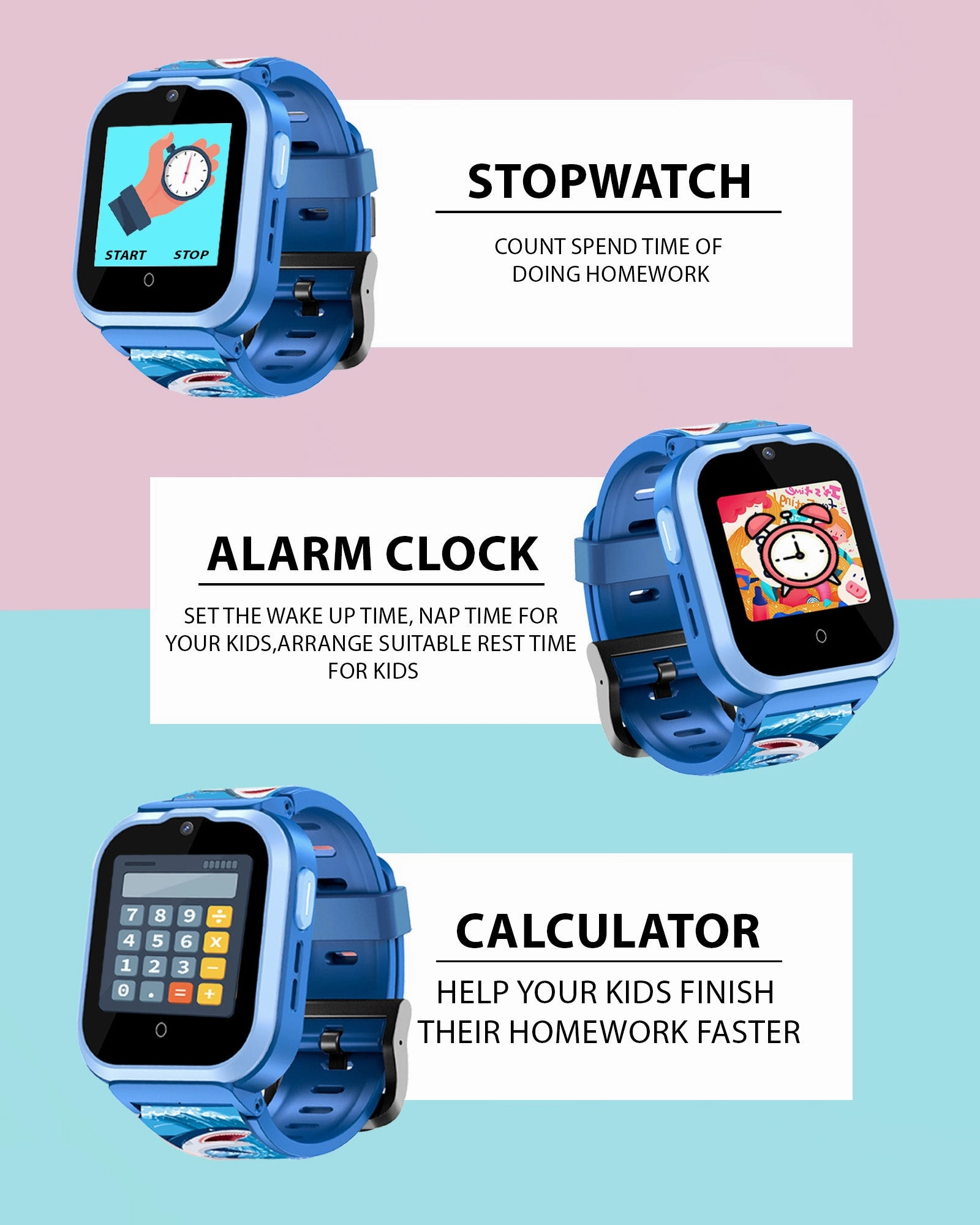 Spiky Cyclops 4g Voice Calling Kids Smartwatch