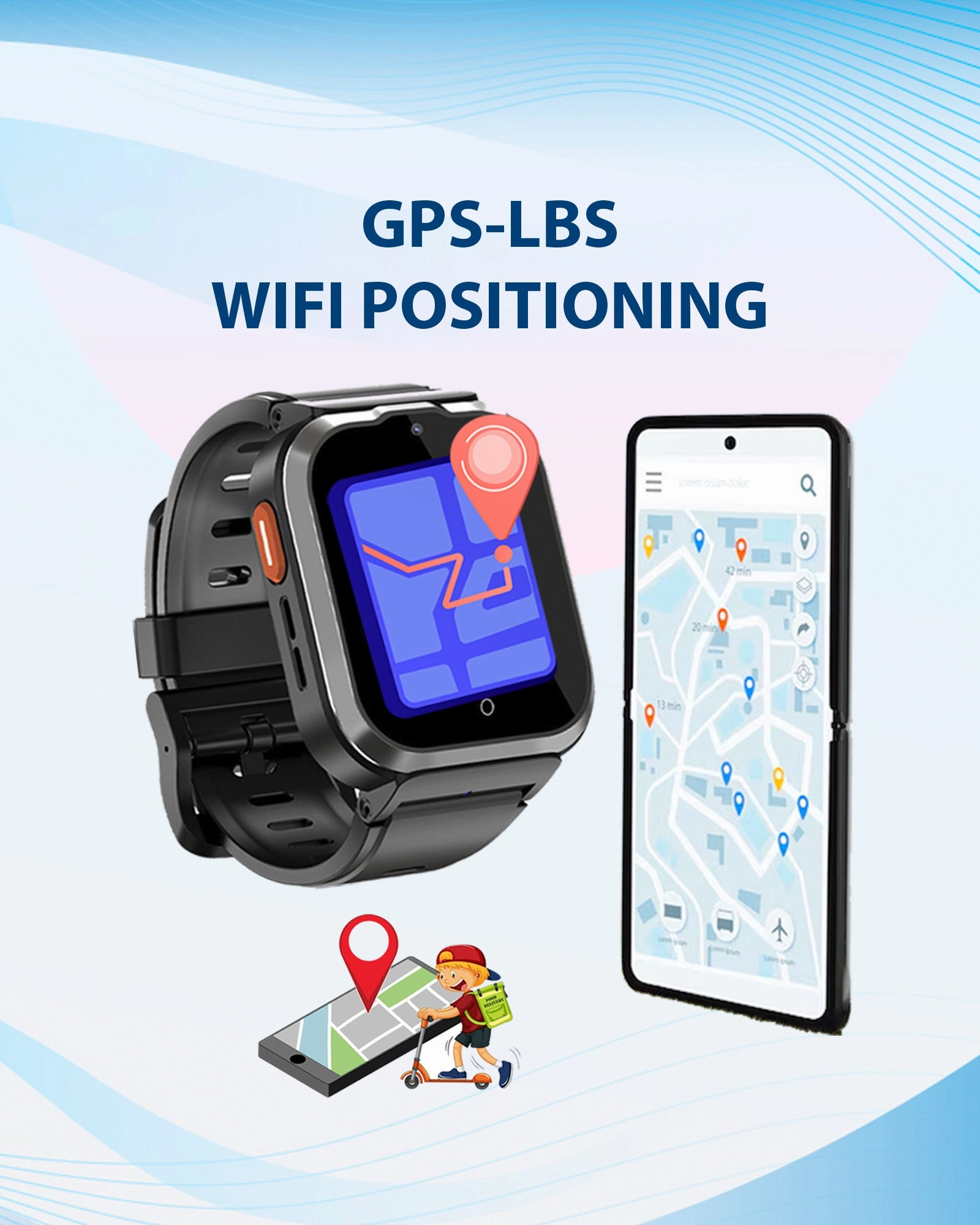 Spiky Cyclops 4g Voice Calling Kids Smartwatch