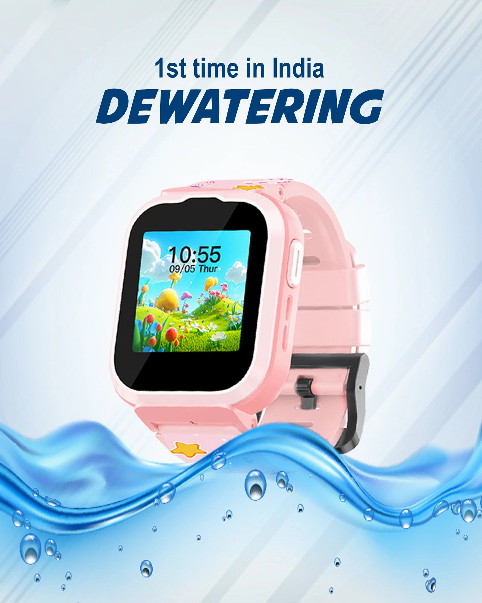 Spiky Cyclops 4g Voice Calling Kids Smartwatch