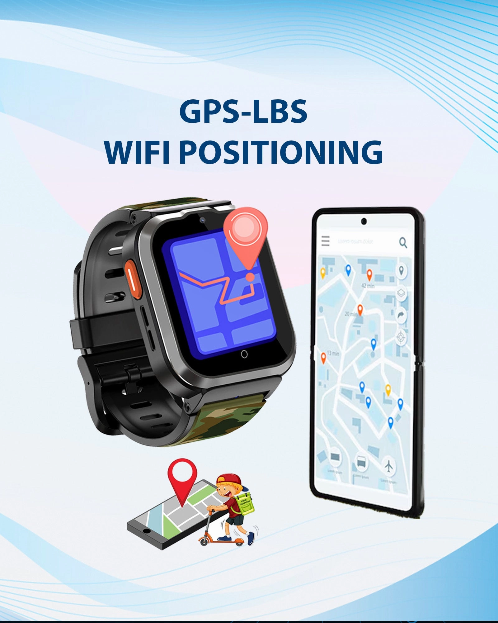 Spiky Cyclops 4g Voice Calling Kids Smartwatch