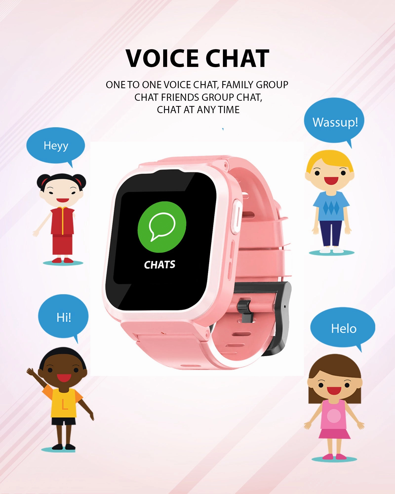 Spiky Cyclops 4g Voice Calling Kids Smartwatch