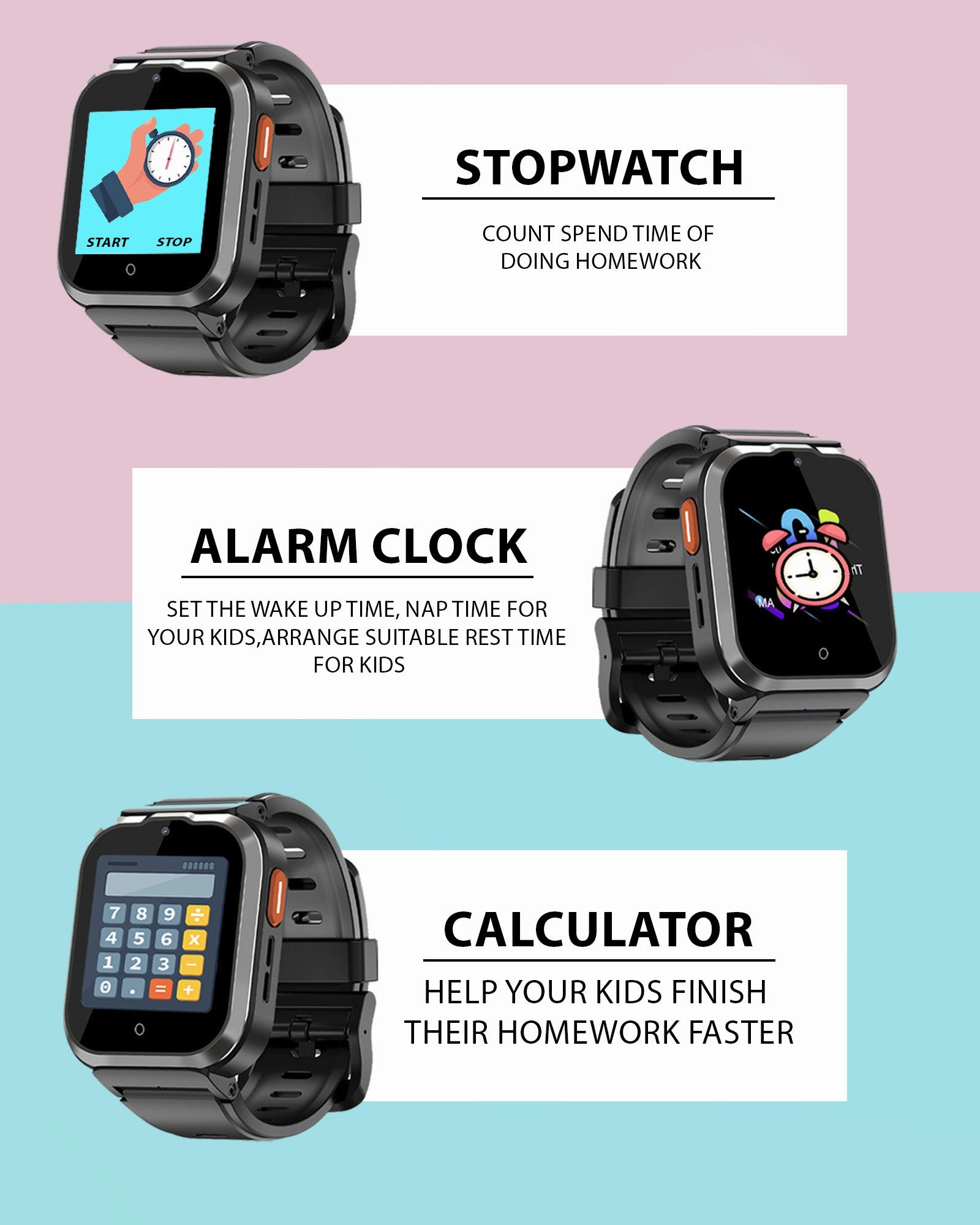 Spiky Cyclops 4g Voice Calling Kids Smartwatch