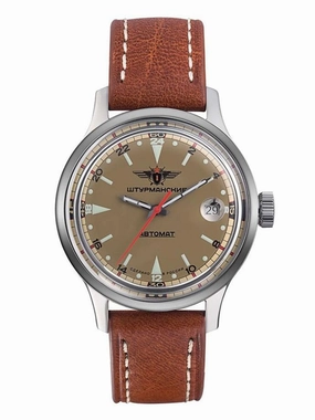 Sturmanskie OPEN SPACE 24-HOUR Automatic Brown Watch 2431/1767936