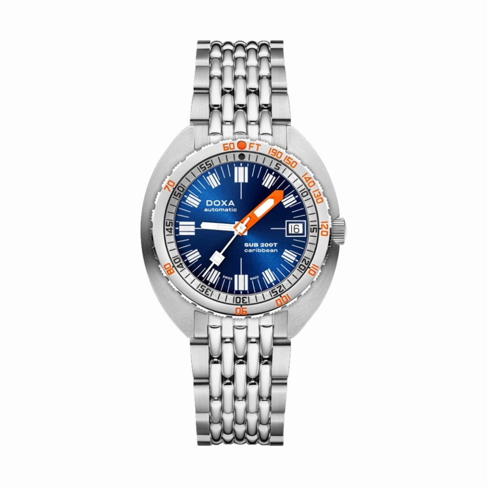 SUB 200T Caribbean 39mm - Sunray Blue on Bracelet