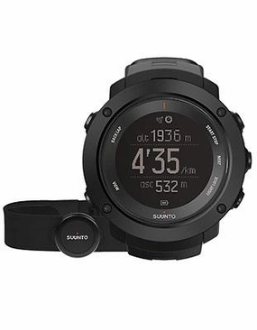 Suunto Ambit 3 Vertical Black HR - Silicone Strap - Positive or Negative Display