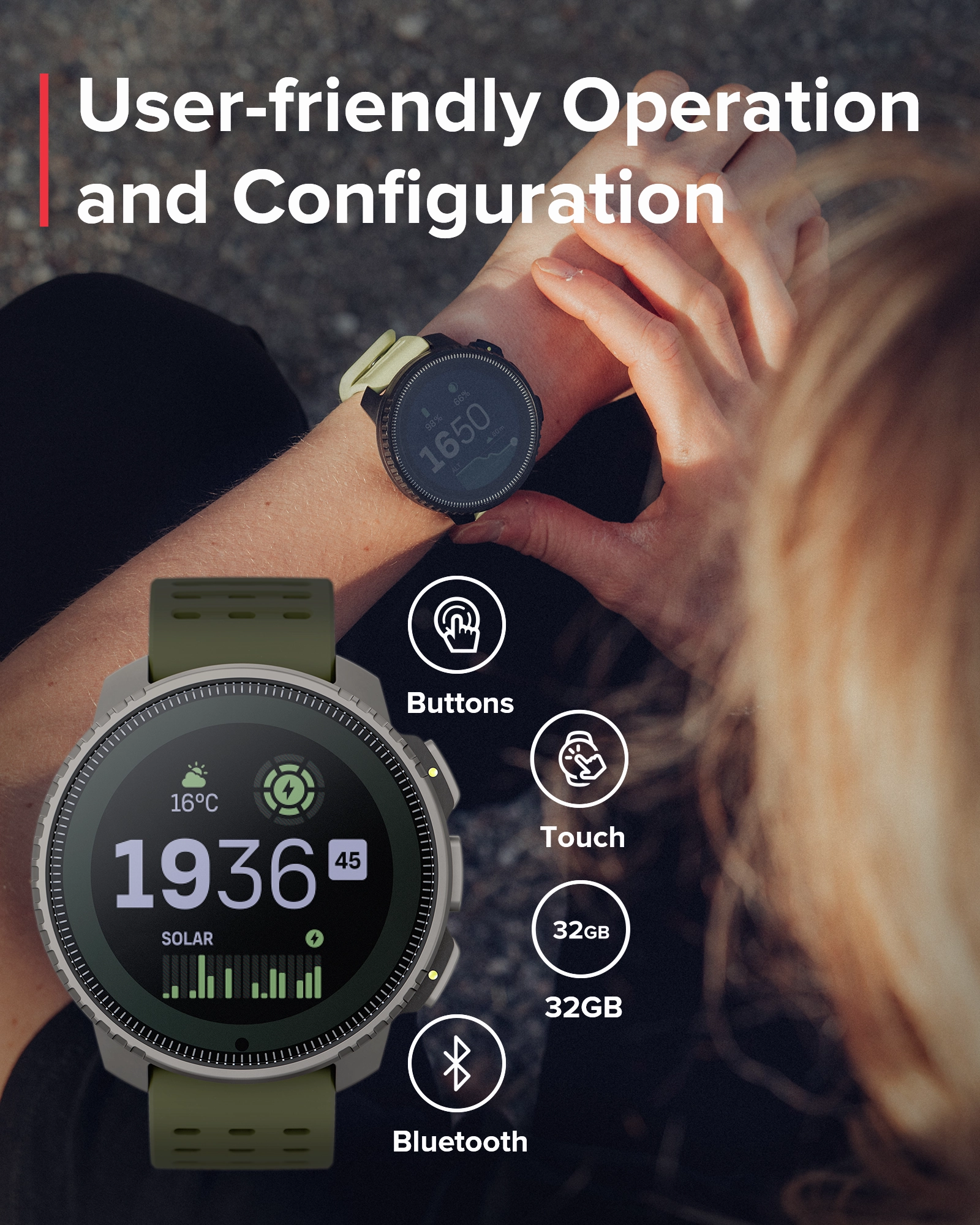 SUUNTO VERTICAL Titanium Solar Forest