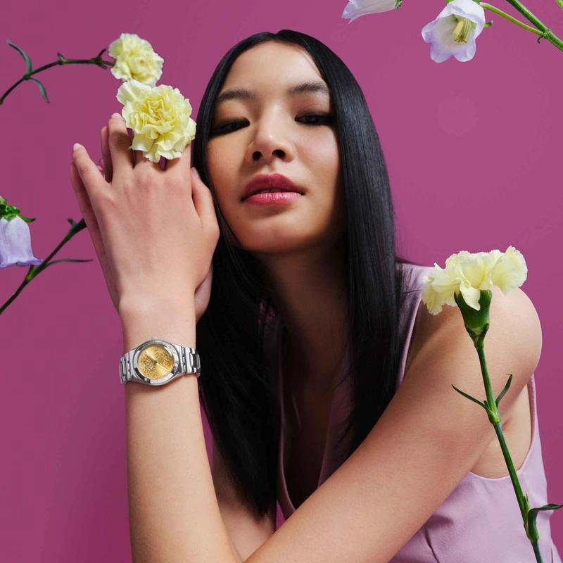 Swatch Irony PETAL SWIRL Watch YLS236G