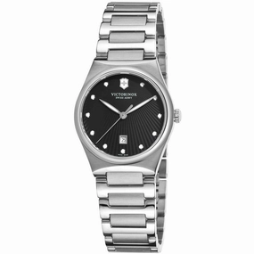 Swiss Army 241512 Women's Victoria Black Dial Stainless Steel Watch