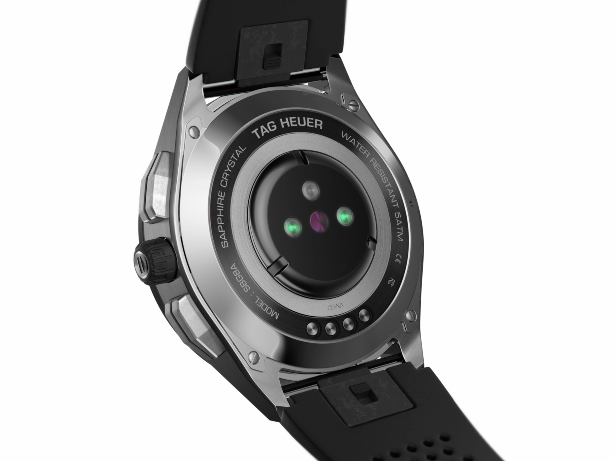 TAG Heuer Watch Connected 45 Steel Black Rubber