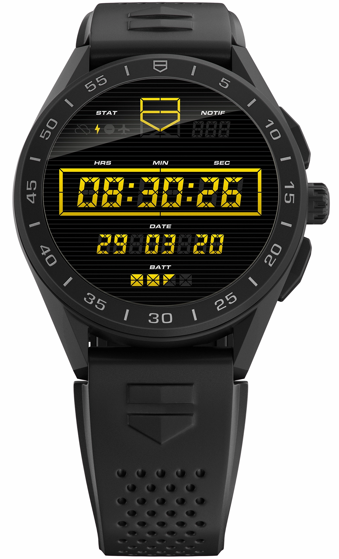 TAG Heuer Watch Connected 45 Titanium Black Rubber
