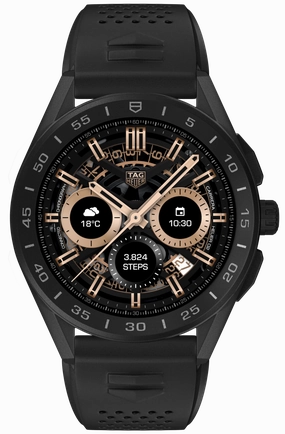 TAG Heuer Watch Connected 45 Titanium Black Rubber
