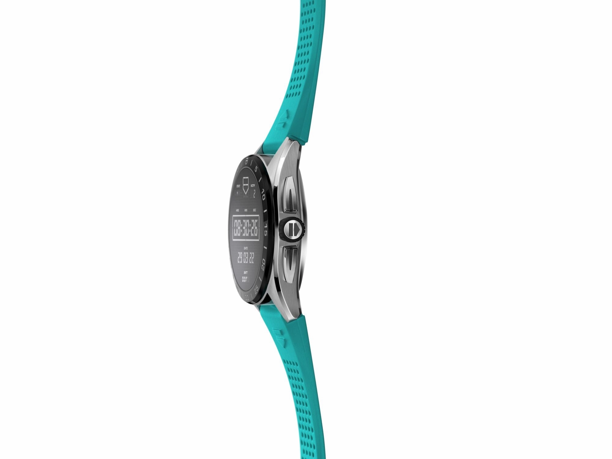 TAG Heuer Watch Connected Calibre E4 45 Light Blue Rubber