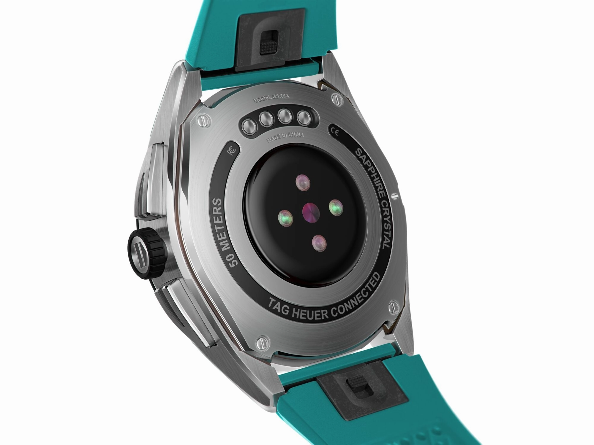 TAG Heuer Watch Connected Calibre E4 45 Light Blue Rubber