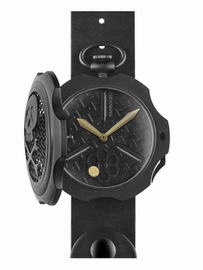 TAMBOORO Mens watch - BULLET - BLACK PVD - TB-102-BK-BK-CP