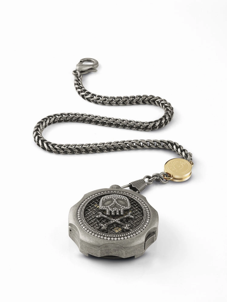 TAMBOORO Mens watch - BULLET - DIRTY SILVER - TB-102-SL-SL-CP