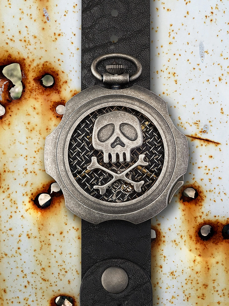 TAMBOORO Mens watch - BULLET - DIRTY SILVER - TB-102-SL-SL-CP