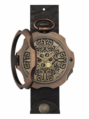 TAMBOORO Mens watch - TATTOO - DIRTY BRONZE - TB-101-BR-SL-CP