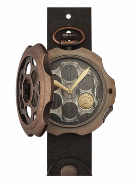 TAMBOORO Mens watch ONE SHOT DIRTY BRONZE - TB-100-BR-SL-CP