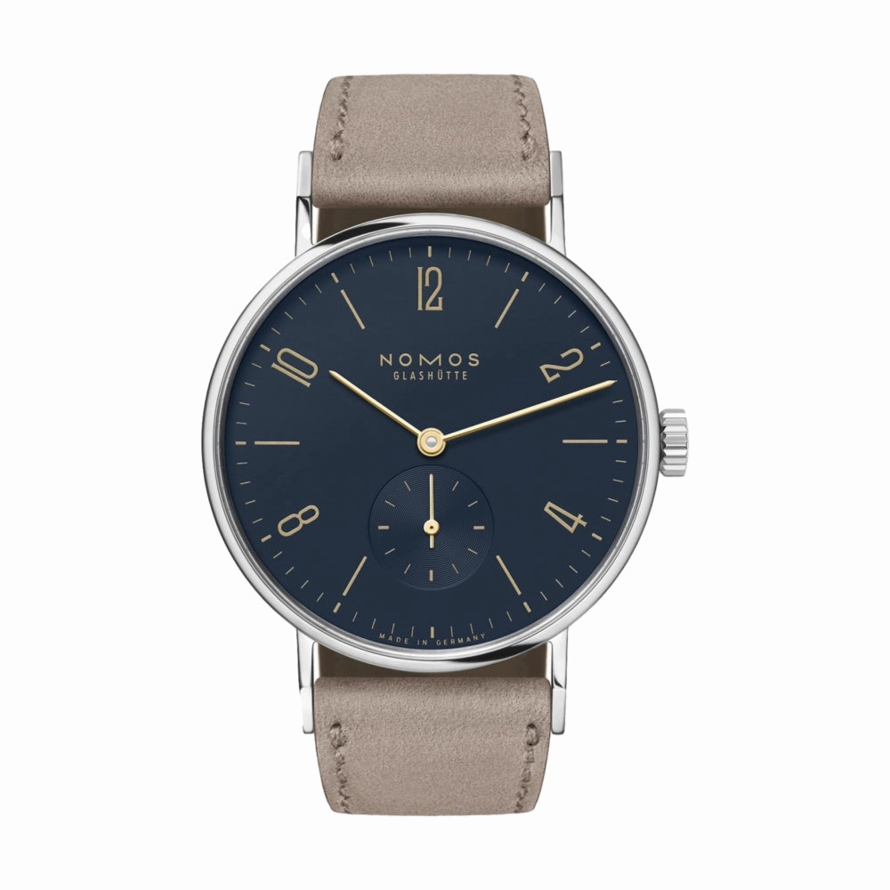 Tangente 35mm - Midnight Blue on Leather Strap