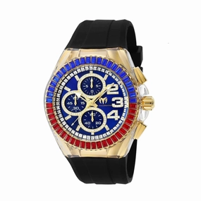 Technomarine Men's Watch - Cruise Glitz Quartz Chronograph Blue Dial Strap | TM-121015