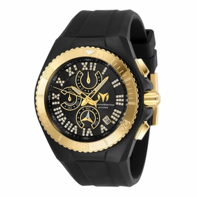 Technomarine Men's Watch - Cruise Star Chrono Black Dial Quartz Strap | TM-119016