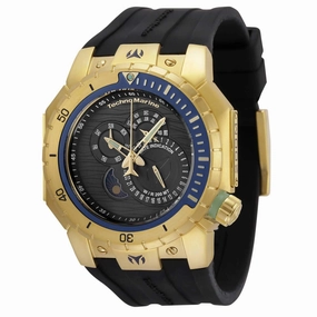 Technomarine Men's Watch - Manta Sea Chrono Gunmetal Dial Black Strap | TM-220026