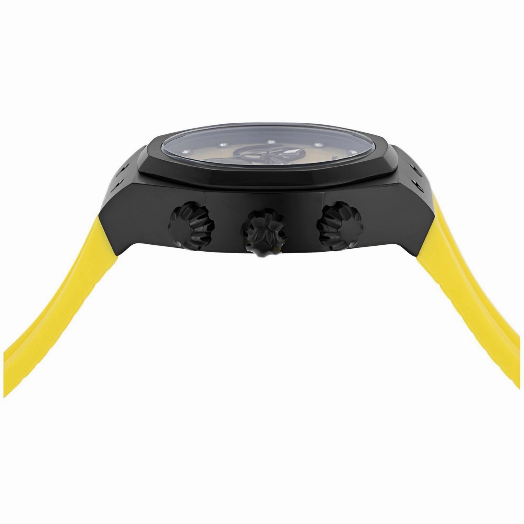Technomarine Men's Watch - Reef Sun Yellow and Black Dial Silicone Strap | TM-523002