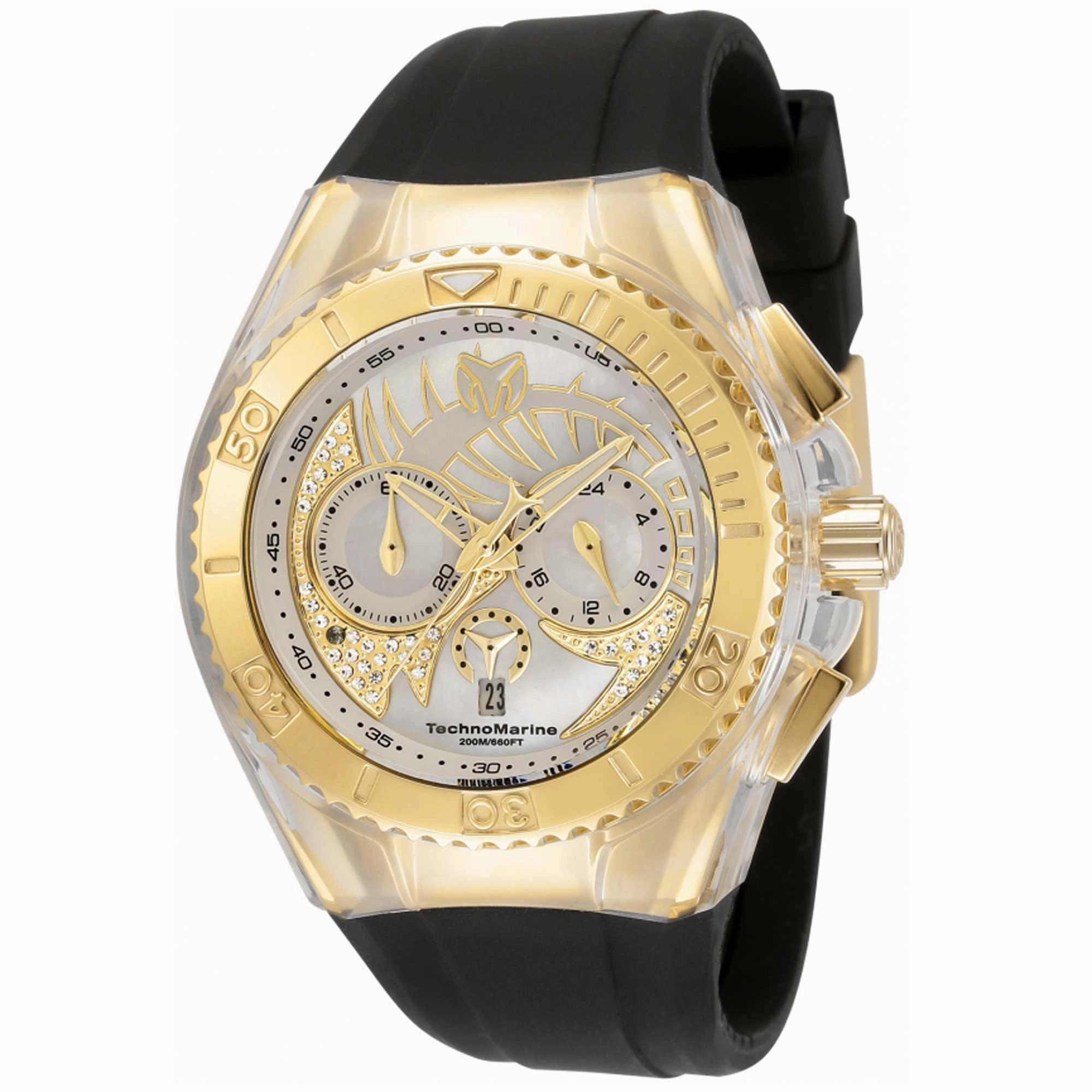 Technomarine Women's Chronograph Watch - Cruise Dream Gold and MOP Dial | TM-119017