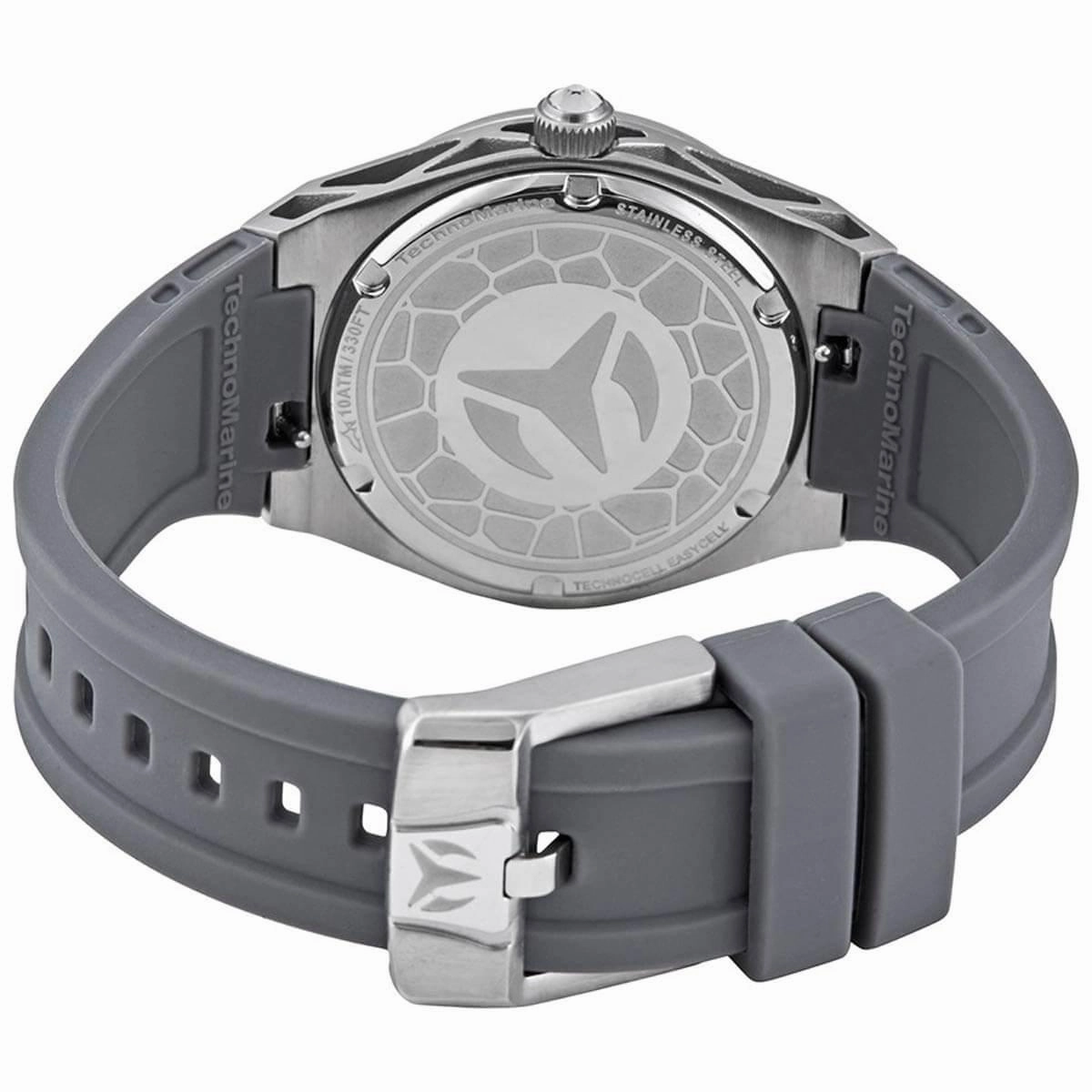 Technomarine Women's Quartz Watch - TechnoCell White and Grey Dial Strap | TM-318076