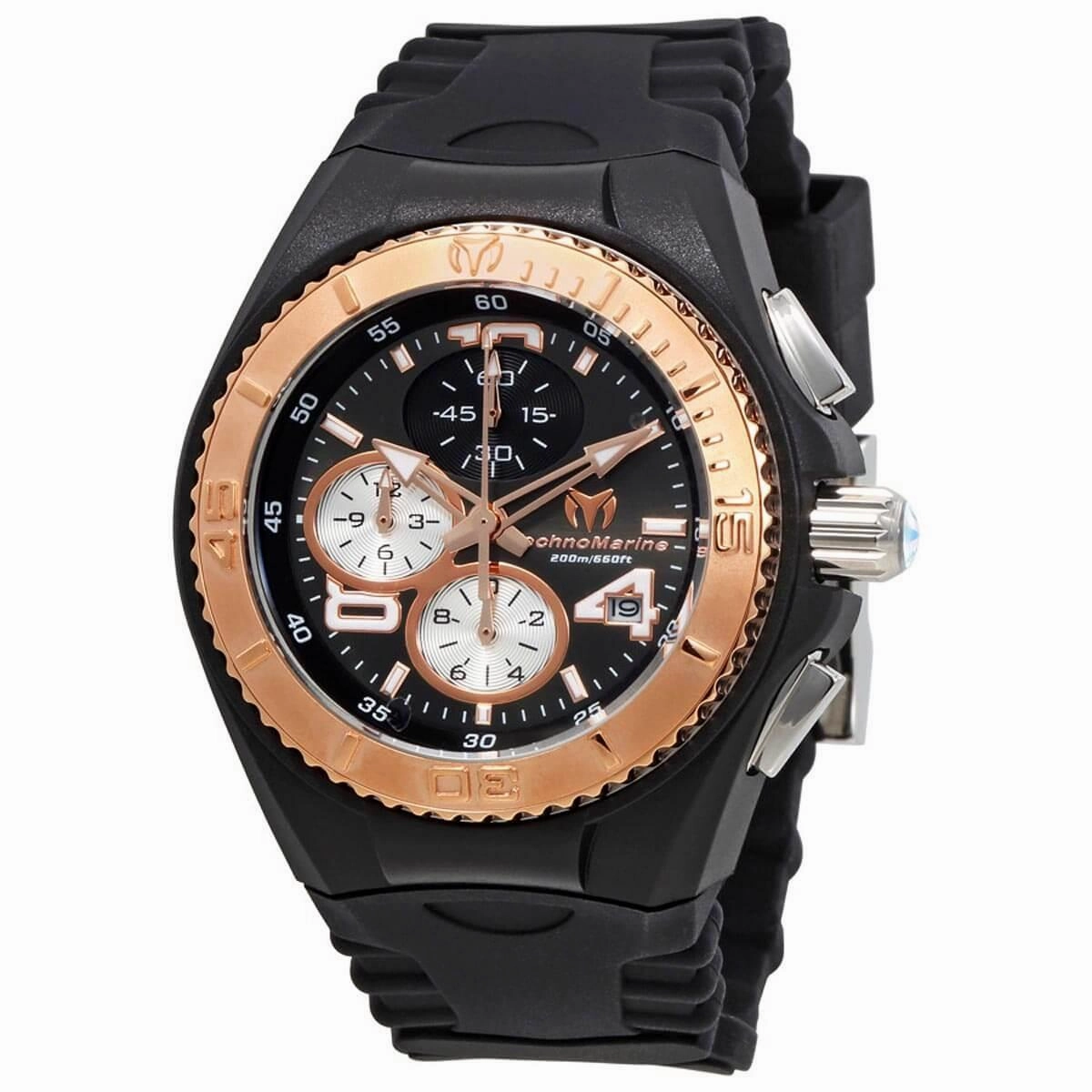 Technomarine Women's Watch - Cruise JellyFish Rose Gold Tone Bezel Strap | TM-115101