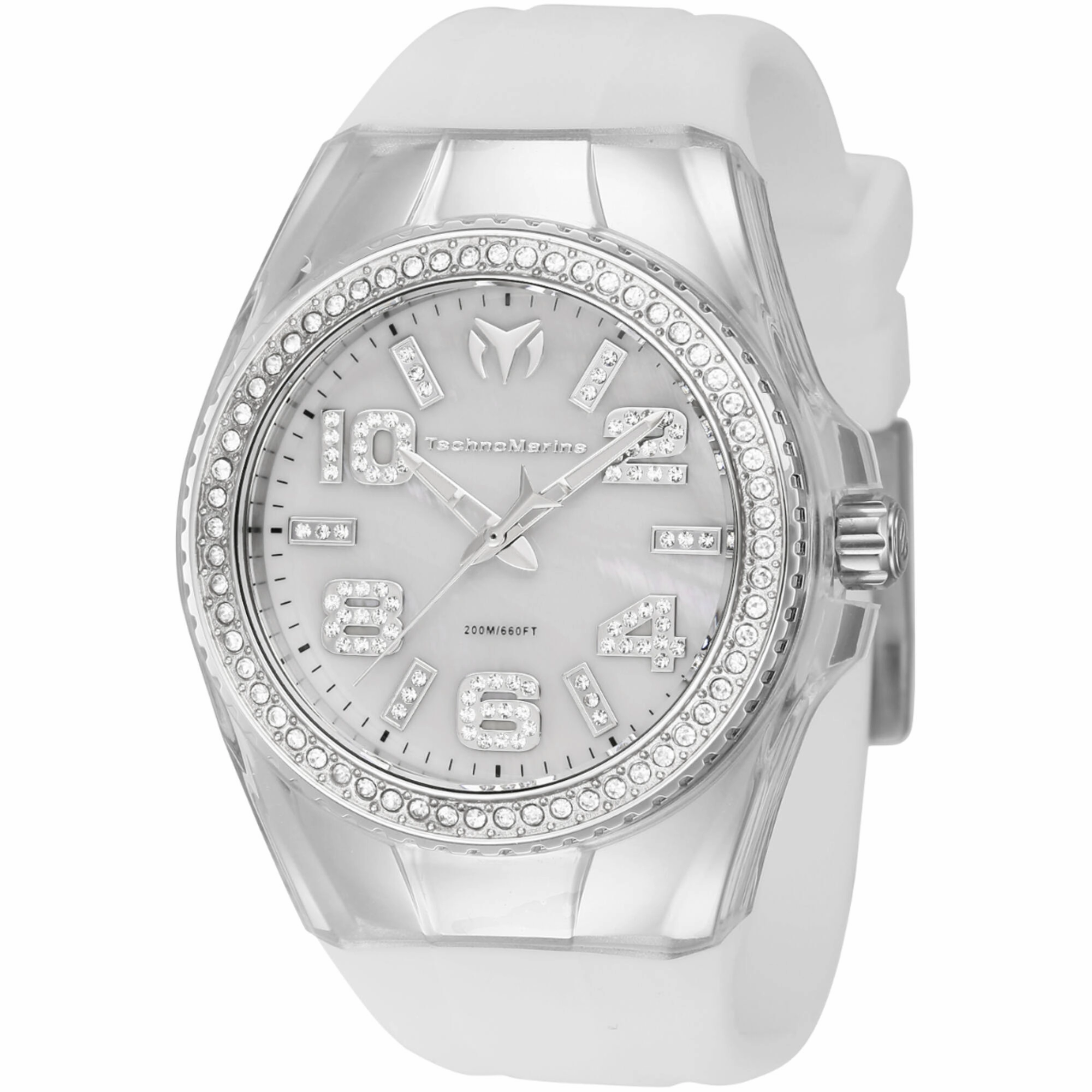 Technomarine Women's Watch - Cruise Monogram White Mother of Pearl Dial | TM-121260