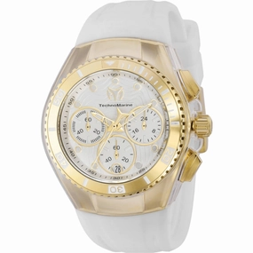 Technomarine Women's Watch - Cruise One Chronograph White Silicone Strap | TM-120045