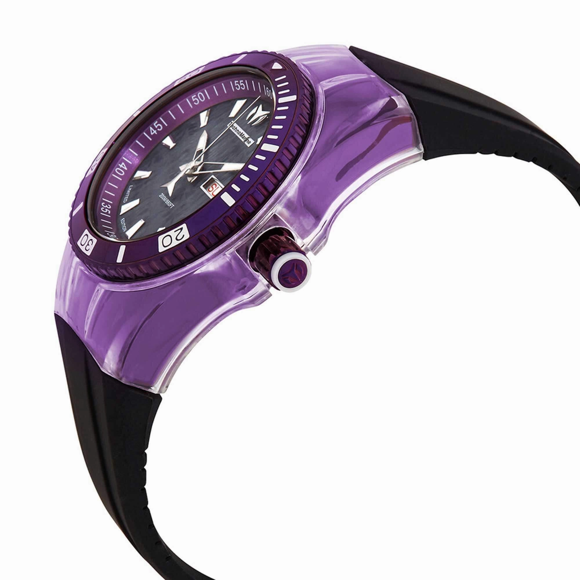 Technomarine Women's Watch - Cruise Quartz Oyster Dial Silicone Strap | TM-621023
