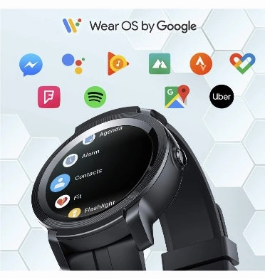 TICWATCH E2 WATERPROOF SMARTWATCH SHADOW BLACK