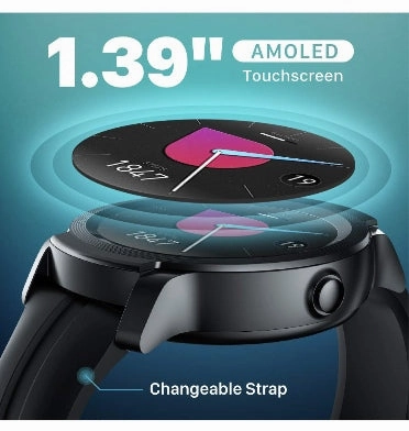 TICWATCH E2 WATERPROOF SMARTWATCH SHADOW BLACK