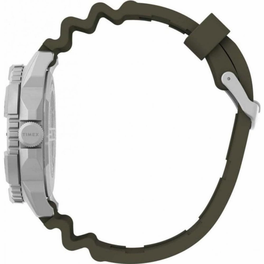 Timex Analog Green Dial And Silicon Strap Men Watch TW2V40700