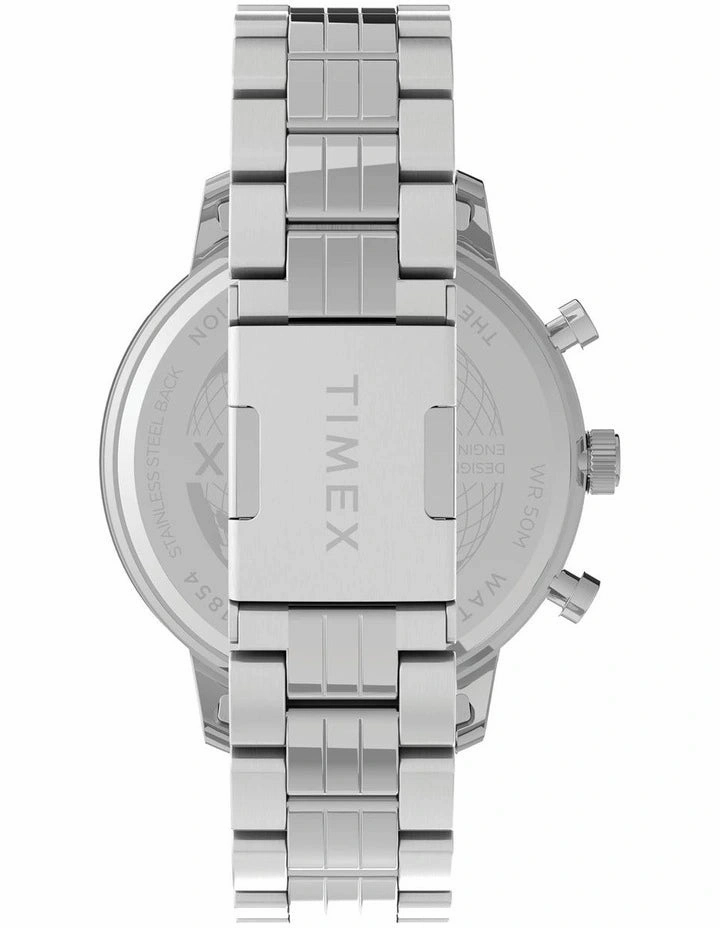 Timex Chicago Chronograph 45mm Stainless Steel Band Watch TW2V01600
