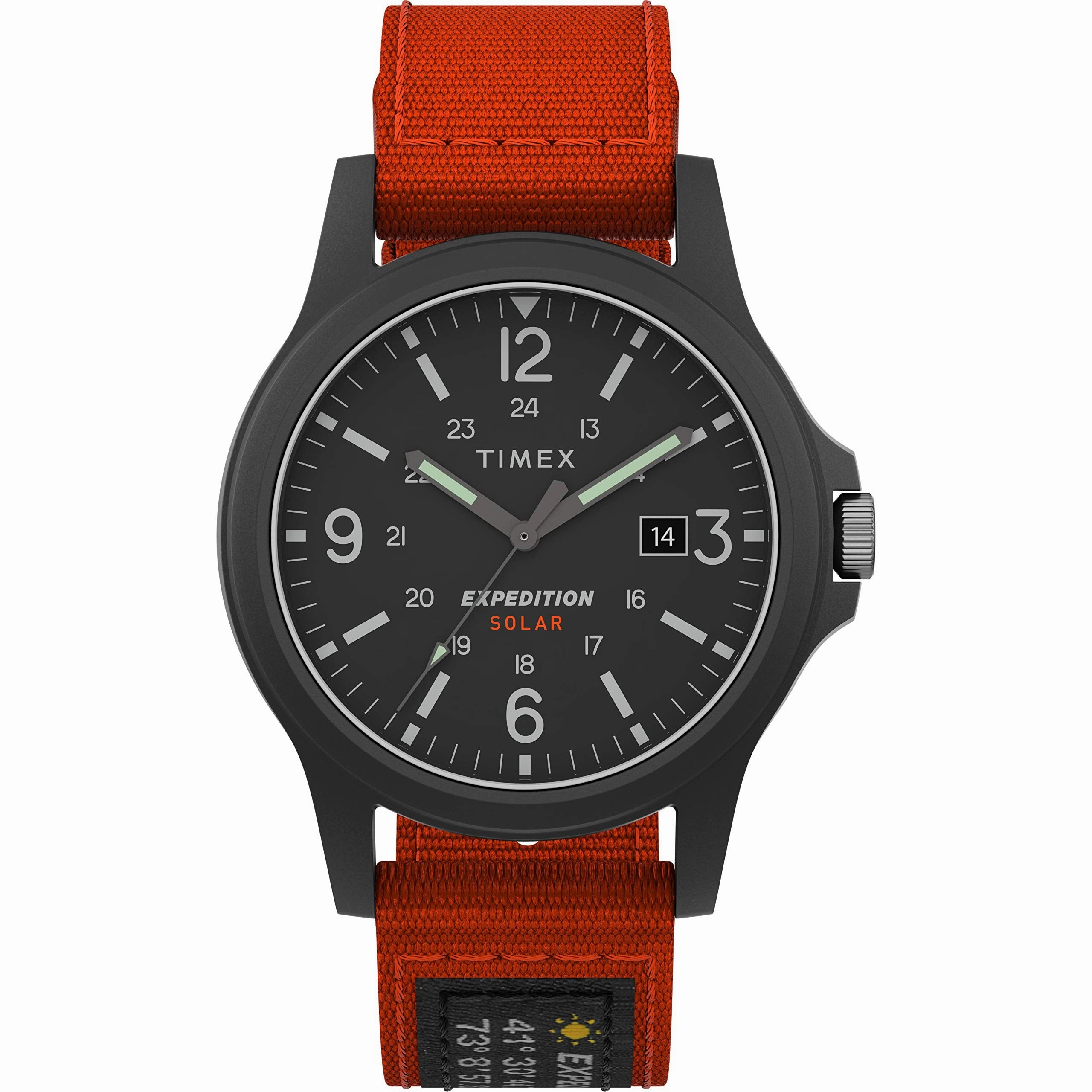 Timex Men's Expedition Acadia Solar-Powered 40mm Watch TW4B19000