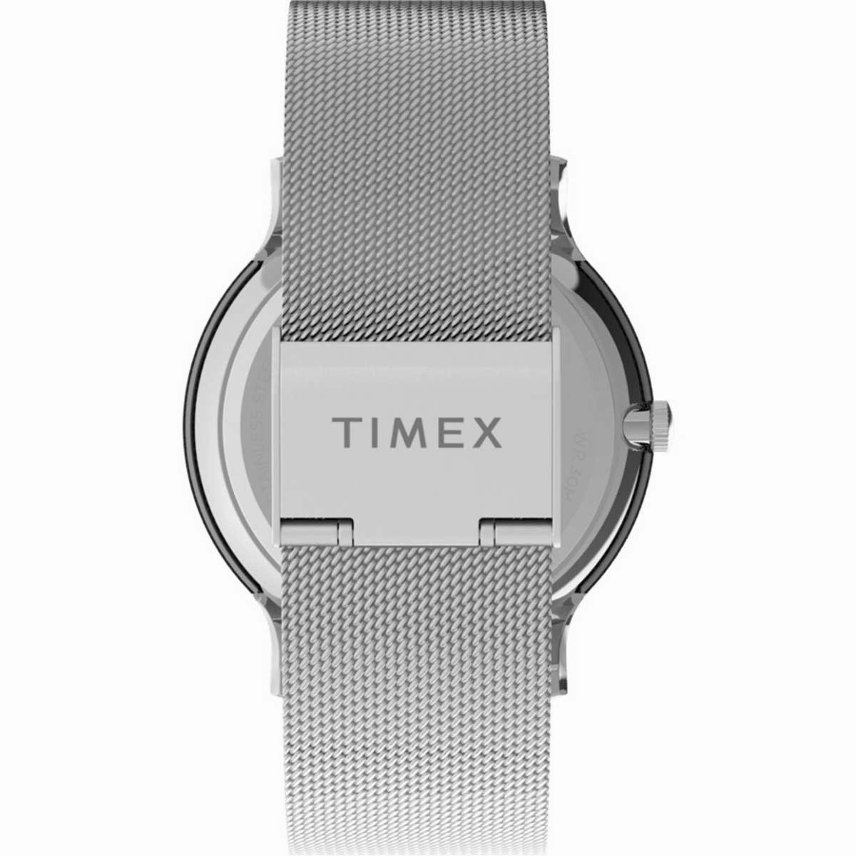 Timex Men's Quartz Watch - Norway White Dial Mesh Bracelet | TW2T95400VQ